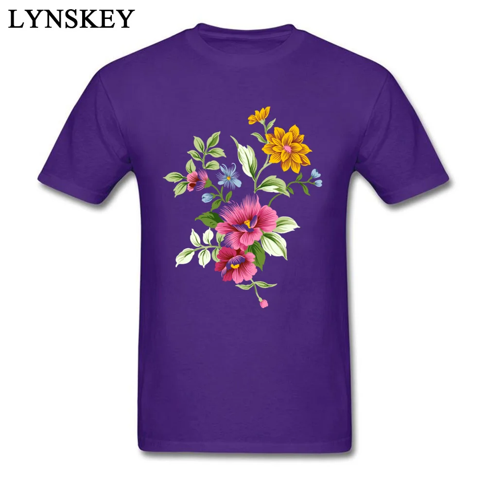Family Tops Shirt Discount O Neck Short Sleeve 4-2-abstract-flower-picture 100% Cotton Mens T-Shirt Casual Summer Tee-Shirts 4-2-abstract-flower-picture purple