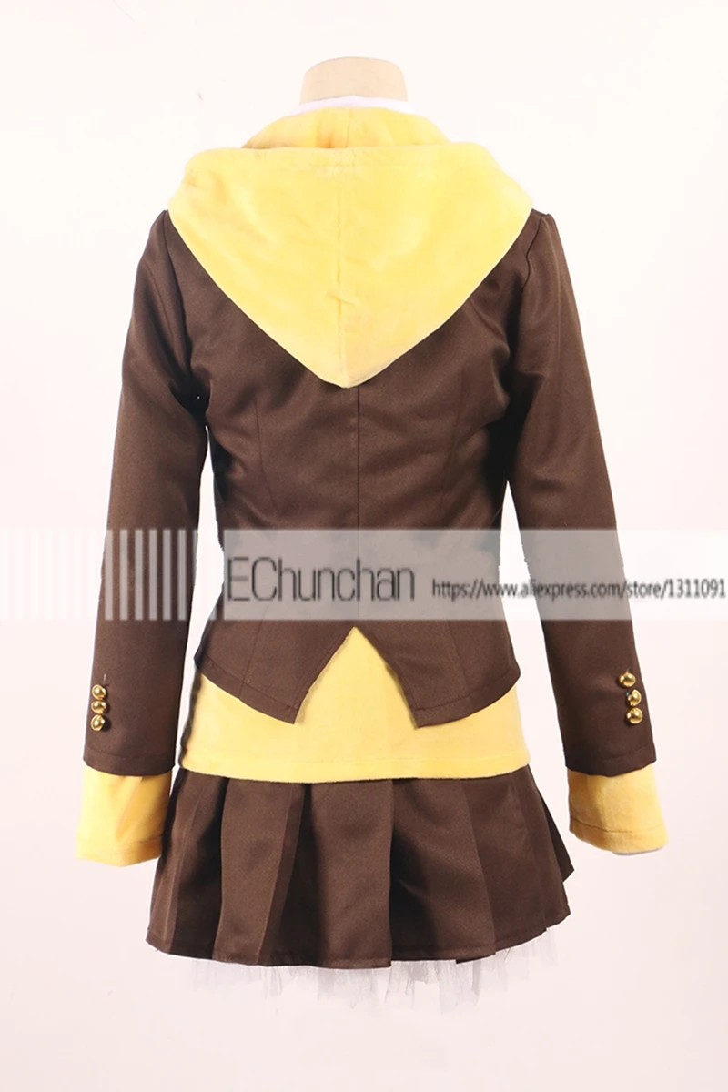 2017 новое поступление Danganronpa 3 The End of Hope Peak High School Chiaki Nanami Косплей Костюм|cosplay
