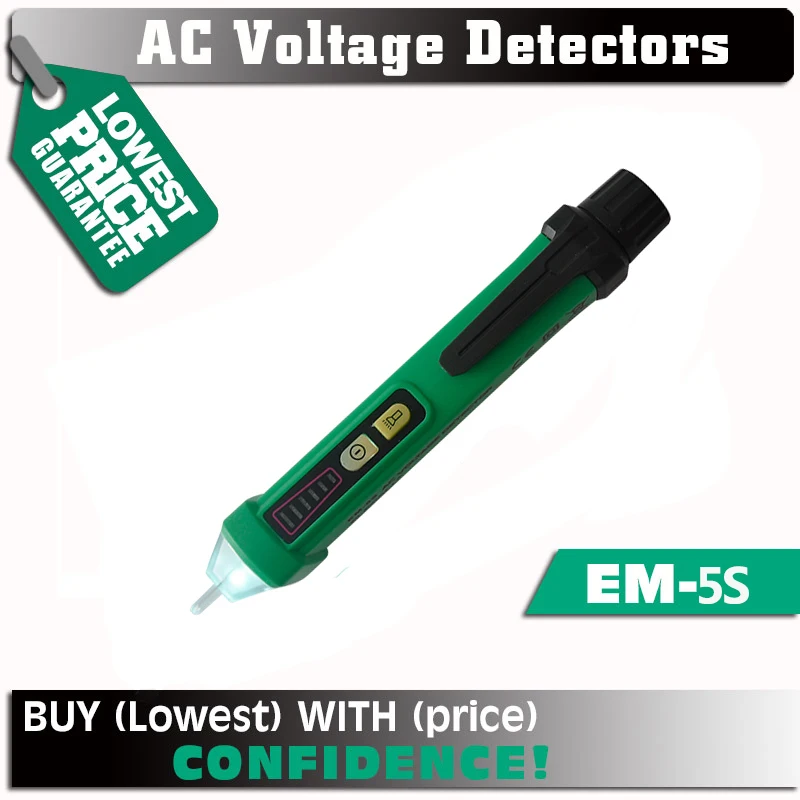 

Multifunction AC Voltage Detectors Tester Sensor NonContact Induction Pen LED Display 12-1000V