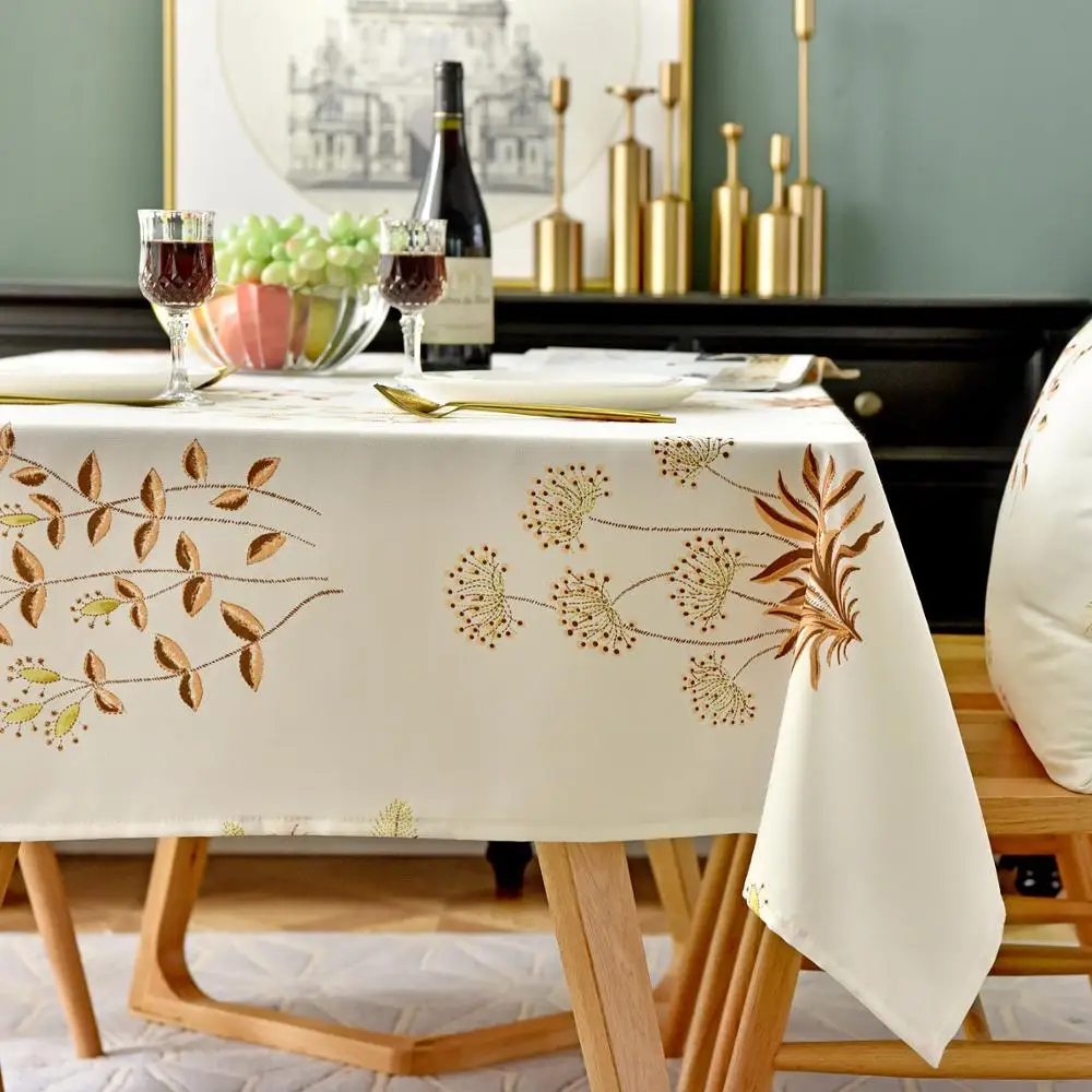 

Modern minimalist living room waterproof printing rectangular tablecloth