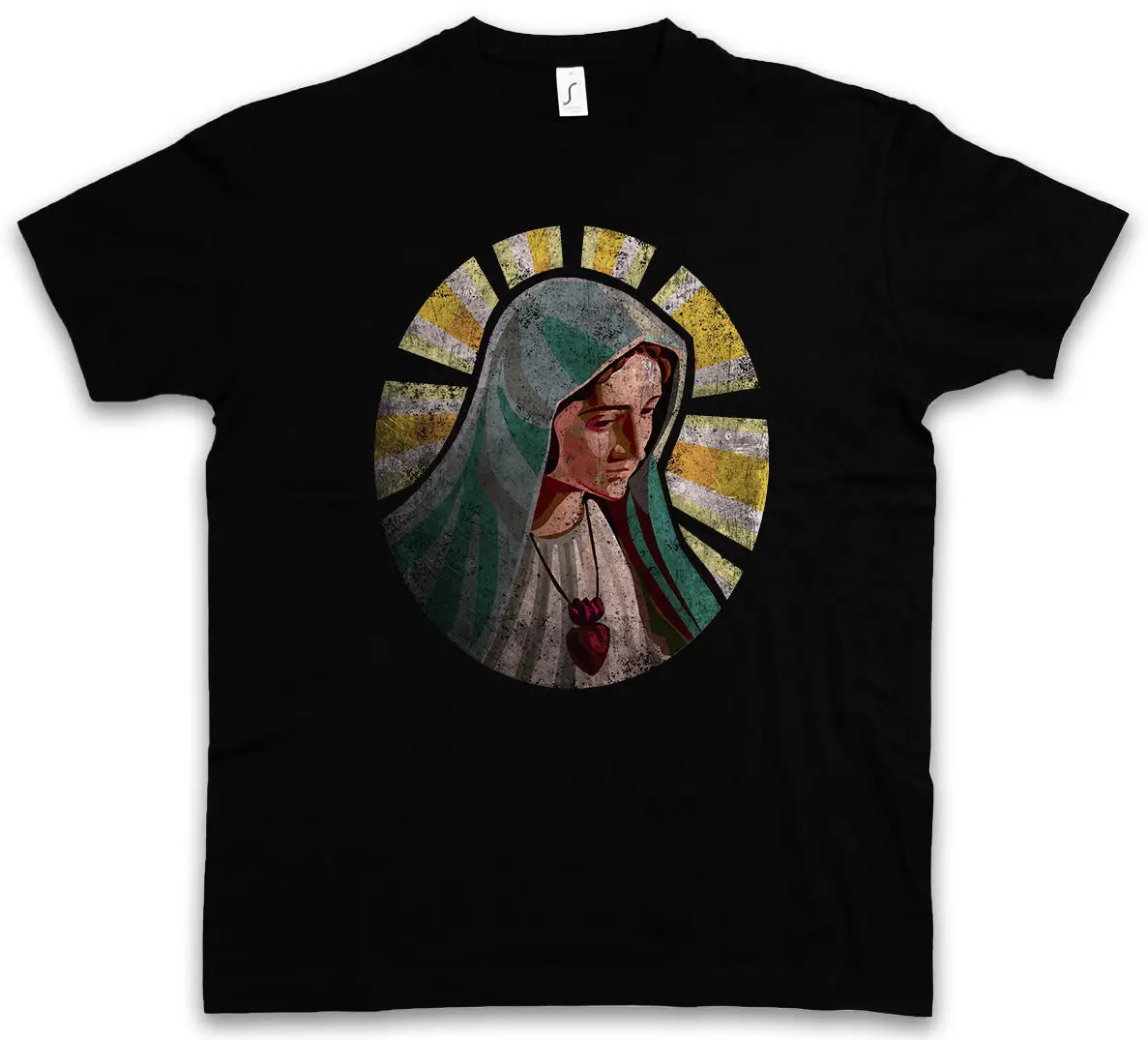 Футболка с надписью Mary Mother Bloody Jesus Religion Церковь юрни брендовые рубашки джинсы