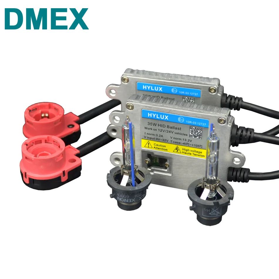 DMEX 1 комплект 12 в 24 35 Вт AC Быстрый старт D2S Xenon HID Kit 4300K 5000K 6000K 8000K с Hylux Балласт и