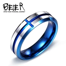 Beier 100% tungsten real moda 6mm de calidad superior conise tungsten anillo de alta pulido anillo de compromiso de boda w049