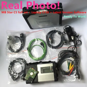 Günstige MB Stern C5 SD Stecker C5 Mit 2020,06 Neueste Software Vediam0/DSA/DTS HDD/SSD Diagnose Auto Mb-stern C5 Mit CF30 Laptop