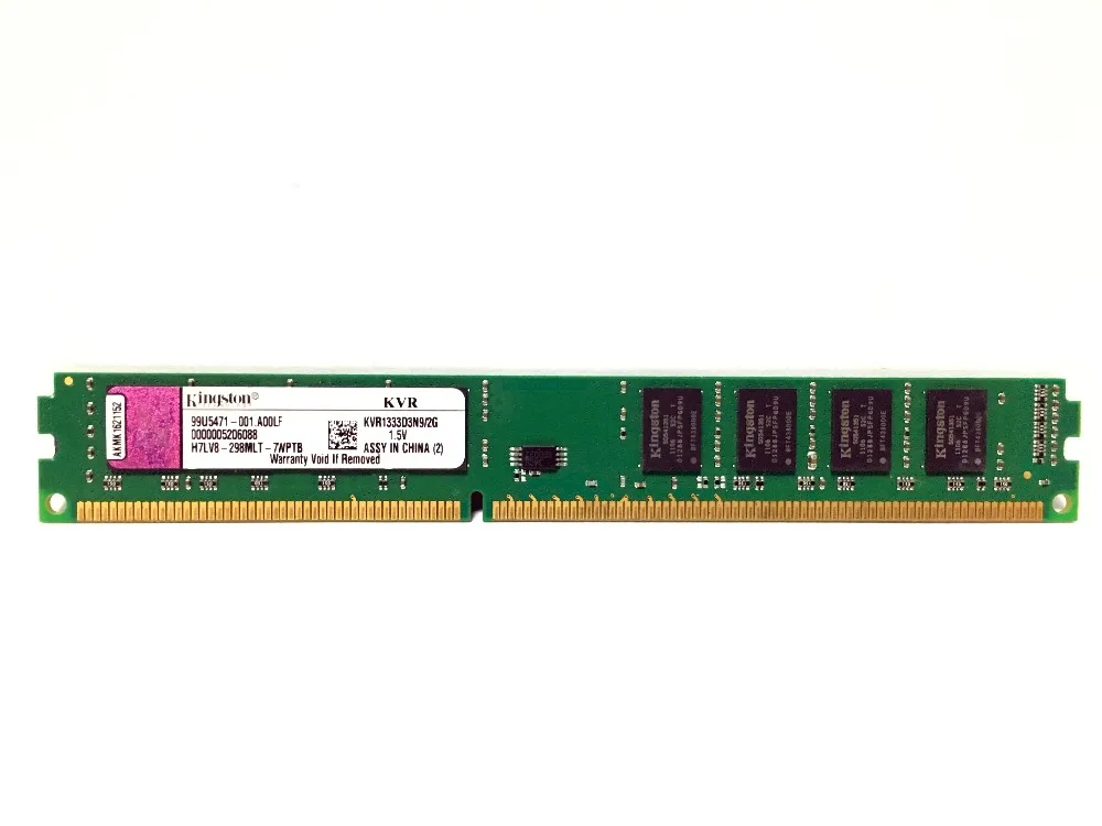 كينغستون PC ذاكرة عشوائية Ram ميموريال وحدة الكمبيوتر سطح المكتب DDR3 2 GB 4 GB 8 gb PC3 1333 1600 MHZ 1333 MHZ 1600 MHZ 2G DDR2 800 MHZ 4G 8g