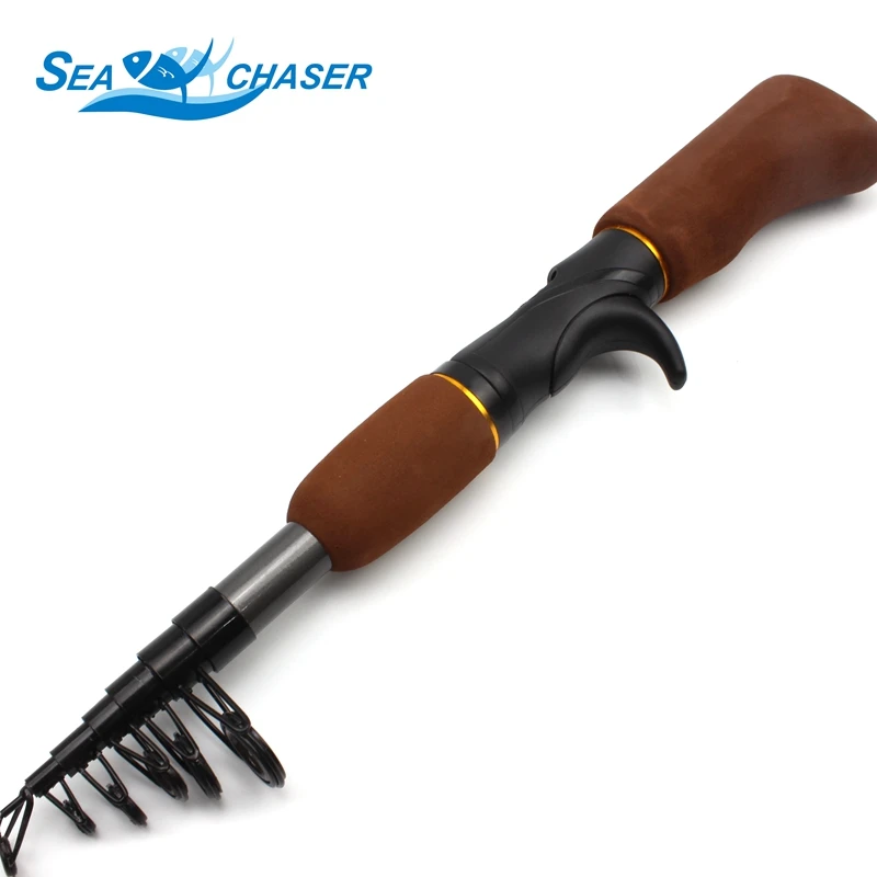 تعزيز جديد! الصيد بكرة و قضيب مجموعة 1.55 متر تلسكوبي الصيد قضيب الكارب الصيد الغزل بكرة قضيب كومبو شحن مجاني