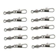100 шт./лот Вертлюги замковое соединение зимняя Рыболовная Снасть аксессуары разъем медная вертлюжная Рыбалка снасти