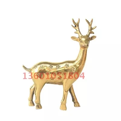 

Pure copper Sika Deer ornaments craft gifts