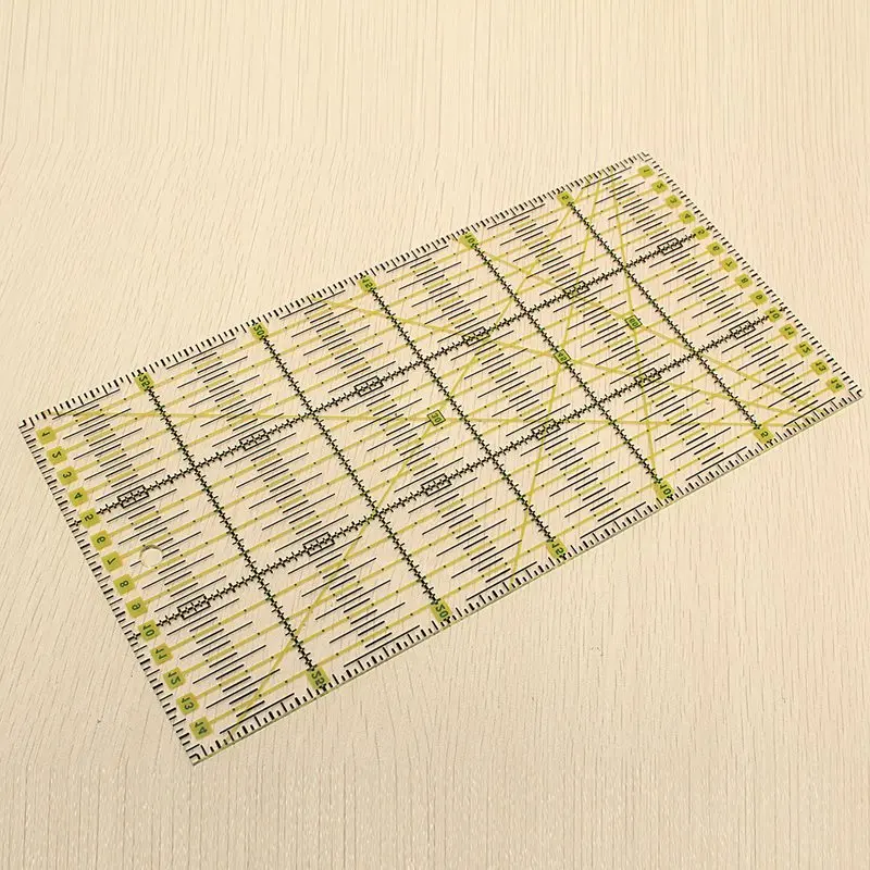 Hot Sale 30*15cm Clear Acrylic Quilt Ruler Patchwork Acrylic Rulers