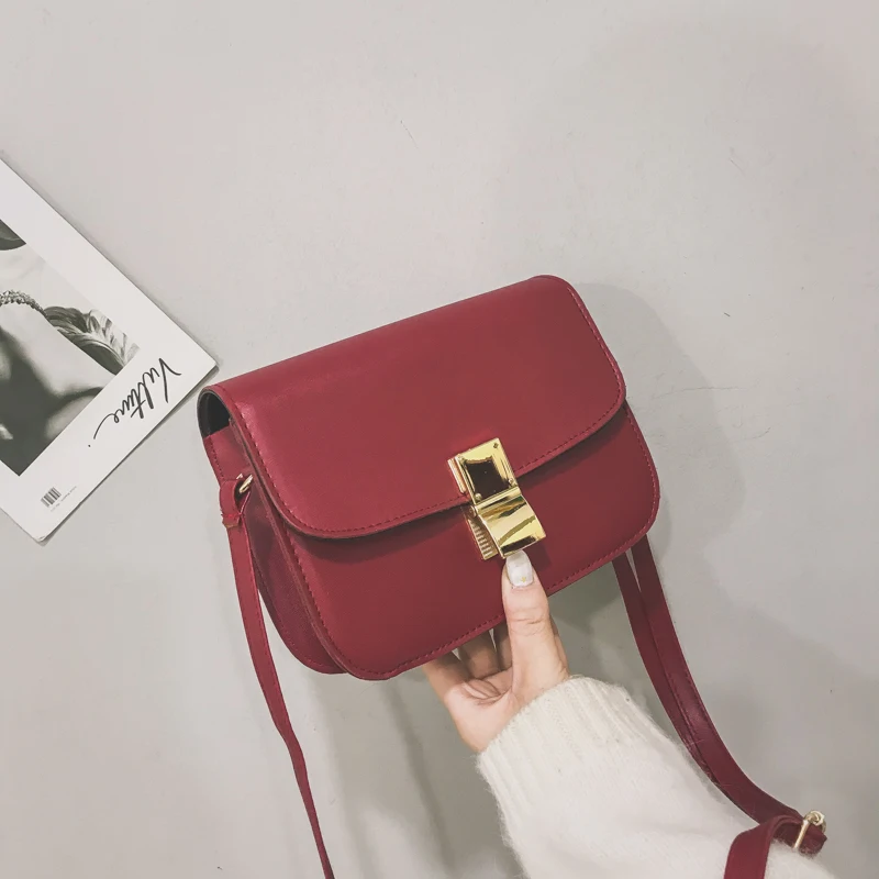 

Luxury Handbags Women Bags Designer Tofu Package Hand Palmprint Cowhide Contracted One Shoulder Inclined Shoulder Bag
