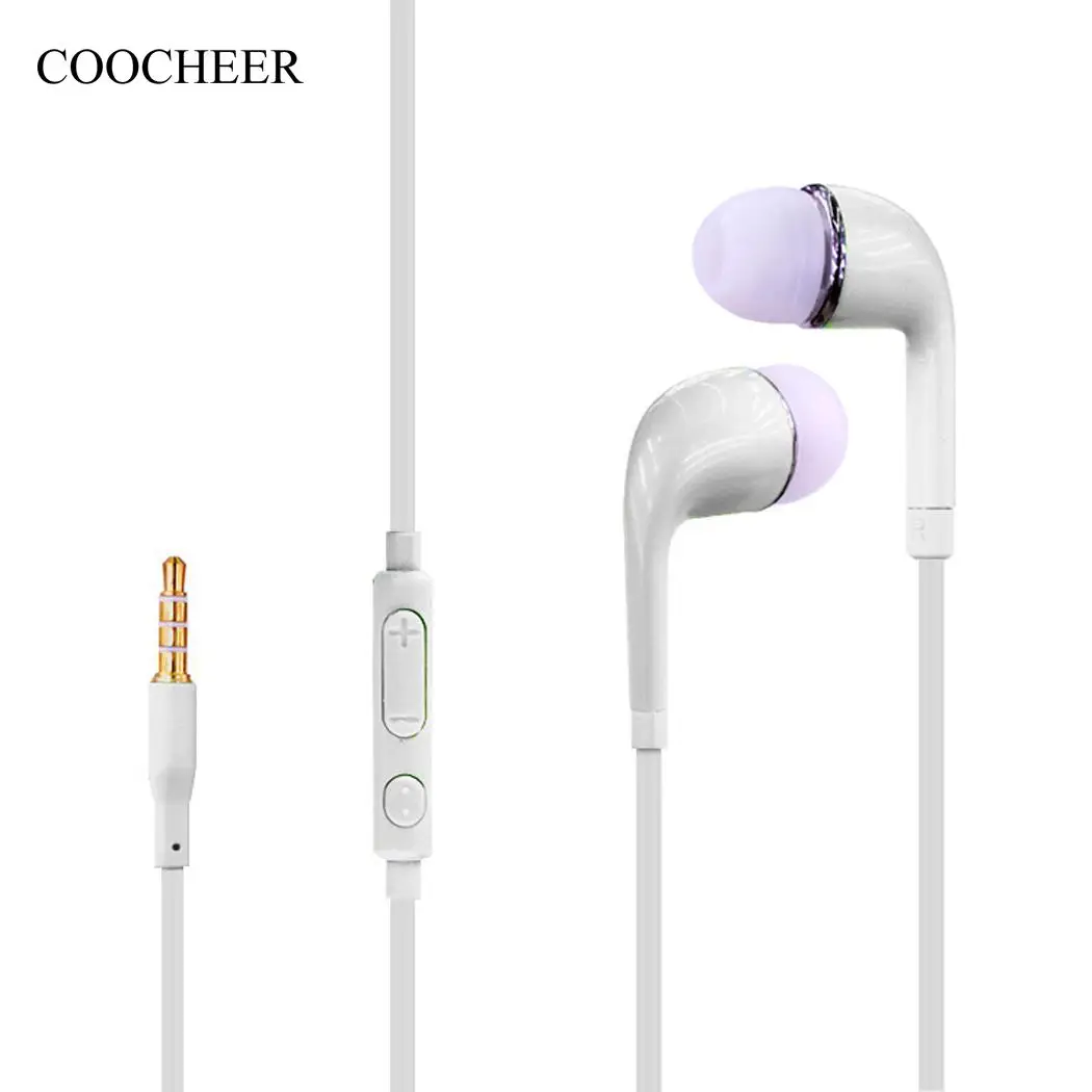 

Wired Color 3.5mm In-ear Sport Candy Line-in Microphone Phone Earphone