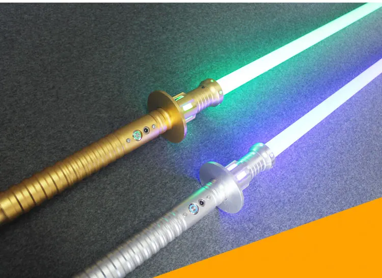 

NEW YDD high quality Cosplay Lightsaber Light Sound Led Red Green Blue Saber laser Metal Sword Toys Birthday kid Gifts Game