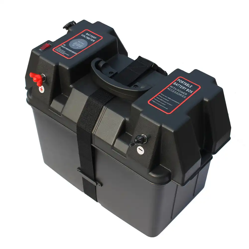 Iztoss Marine Trolling Motor Power Center Station Battery Box