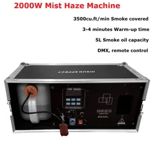 2000W Mist Haze Machine 5L Fog Machine DMX Controller Smoke Machine Dj Bar Party Show Light Stage Machine Home Party Fogger 2000W Mist Haze Machine 5L Fog Machine DMX Controller Smoke Machine Dj Bar Party Show Light Stage Machine Home Party Fogger