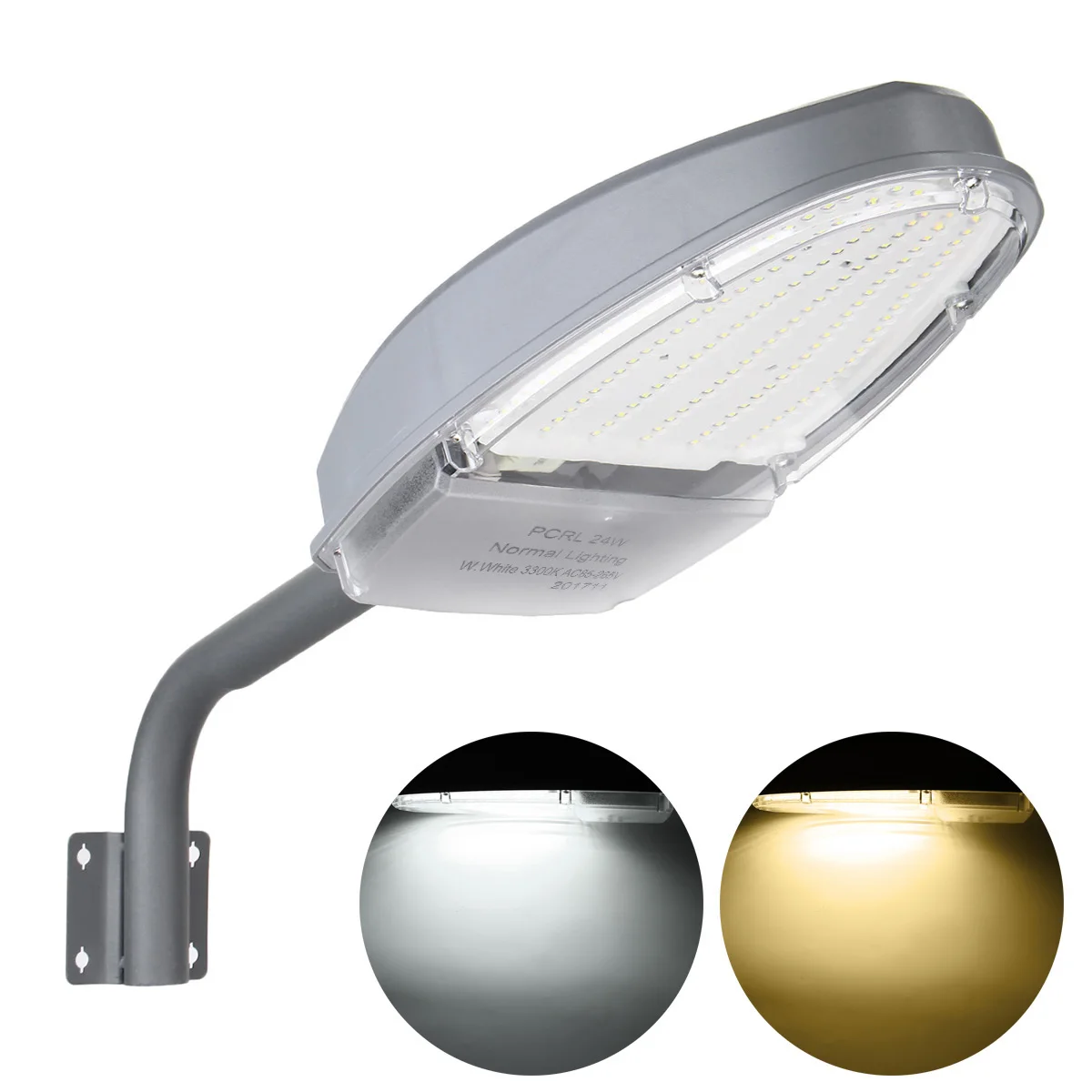 

Normal Lighting Led Street Light IP65 24W Courtyard lighting AC100-265 White Warm White 2400lm 2835smd