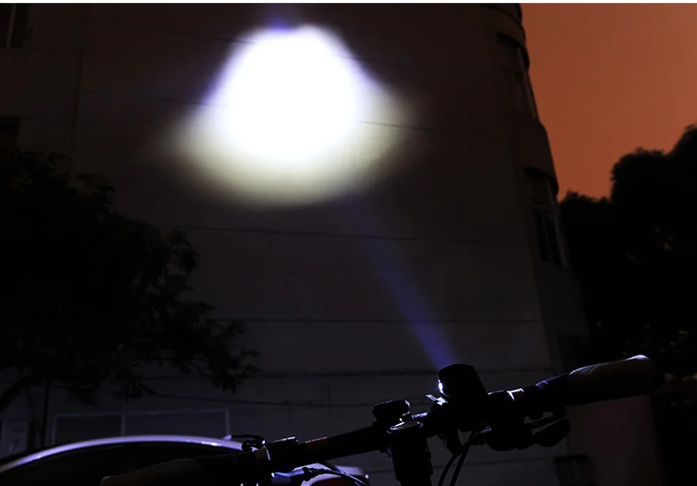 LEADBIKE Outdoor Bicycle MTB Water Resistant LED Front Warning Safety Light Headlight Flashlight Bike Accessories
