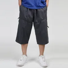 Новые модные летние Для мужчин Рубашки домашние Карманы Грузовые Короткие штаны Свободные Пляжные шорты удобные хлопковые Для мужчин S Мотобрюки плюс Размеры 6XL