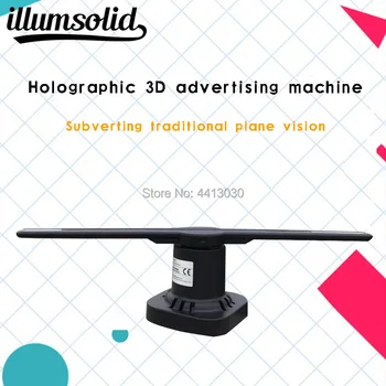 

3d led holographic fan advertising holograma display projector wifi