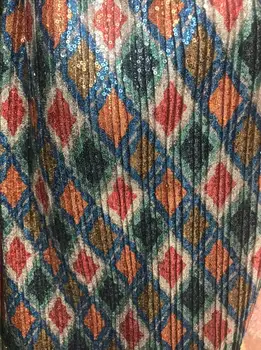 

Embroidered Net Fabric with beads With super Quality DiuDiu-4.911 African Tulle Lace Fabric For party Dress