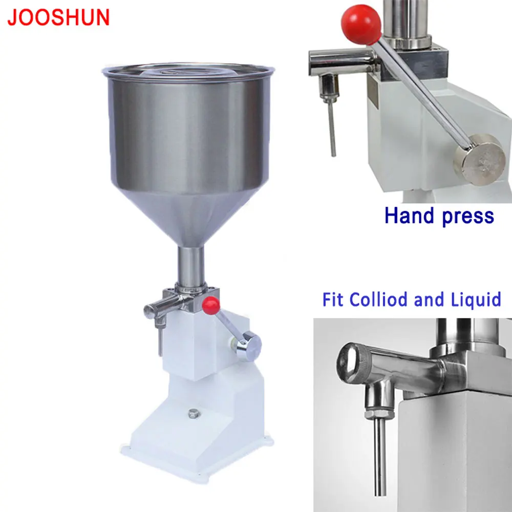Food Filling Machine Manual Hand Press Paste Dispensing Liquid Food
