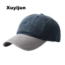 XUYIJUN кости промывают джинсовые snapback шляпы Осень лето мужчины женщины бейсболка Гольф солнцезащитный крем: бейсбольный стадион шляпа Хоккей шапки