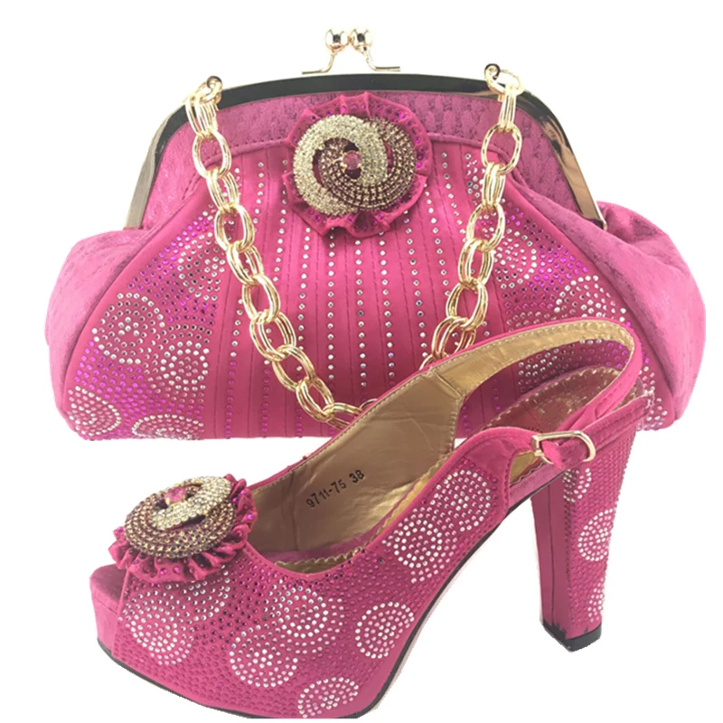 Ensembles Pour Africaines Sac Sacs Et blanc Bleu Dernières Ensemble fuchsia Bleu Assorties En Italien Les Chaussures Pink orange Ventes Femmes Royal Assortis WqzXnYf