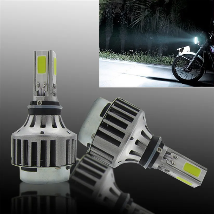 

CARPRIE Headlight H4 COB LED Bulb HID White 360 Hi/Low Beam Motorcycle Headlight 6500K High Power zz406 dropship