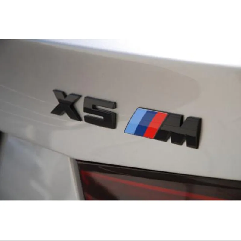 

Bright Black X3M X4M X5M X6M M550d Emblem Car Styling Fender Trunk Badge Sticker for BMW Car Sticker
