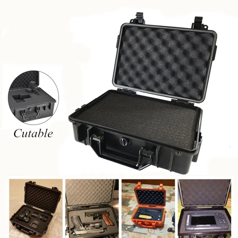 

ABS Plastic Waterproof Dry Box Safety Equipment Case Portable Tools Outdoor Survival Vehicle Toolbox Anti-collision Container
