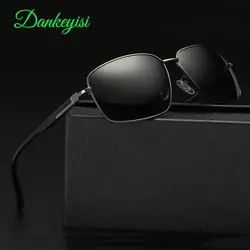 Dankeyisi бренд Защита от солнца Очки для Для мужчин поляризационные Рыбалка Спорт Винтаж Для мужчин Защита от солнца Очки квадратные очки
