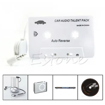

Cassette Car Stereo Audio Tape Adapter 3.5mm Aux For iPod iPhone MP3 CD Player