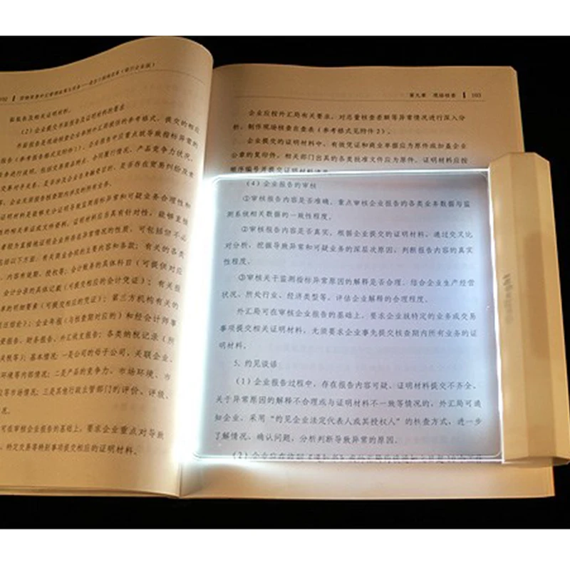 

USB Rechargable Eye Protect Book Read Light Bedroom LED Reading Light Anti-fatigue Natural Light Adjustable Glass Light
