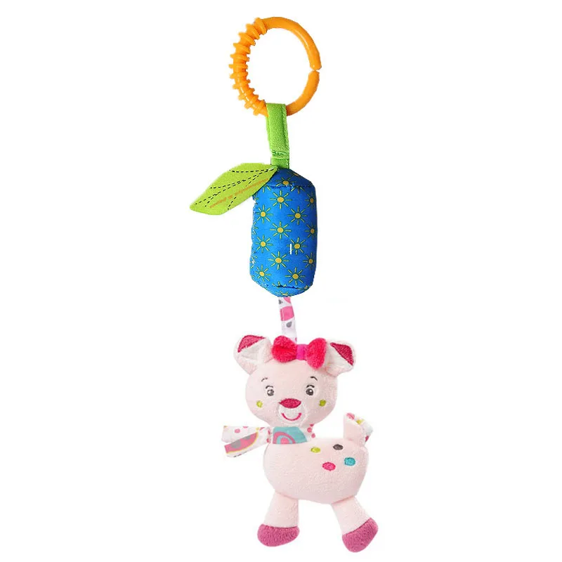2019 Лидер продаж детская погремушка мультфильм животных модели Детские коляски Tinkle колокольчик кулон Плюшевые Развивающие игрушки