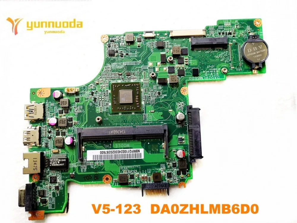 Motherboard Original do Portátil para Acer Bom Teste V5123 Da0zhlmb6d0