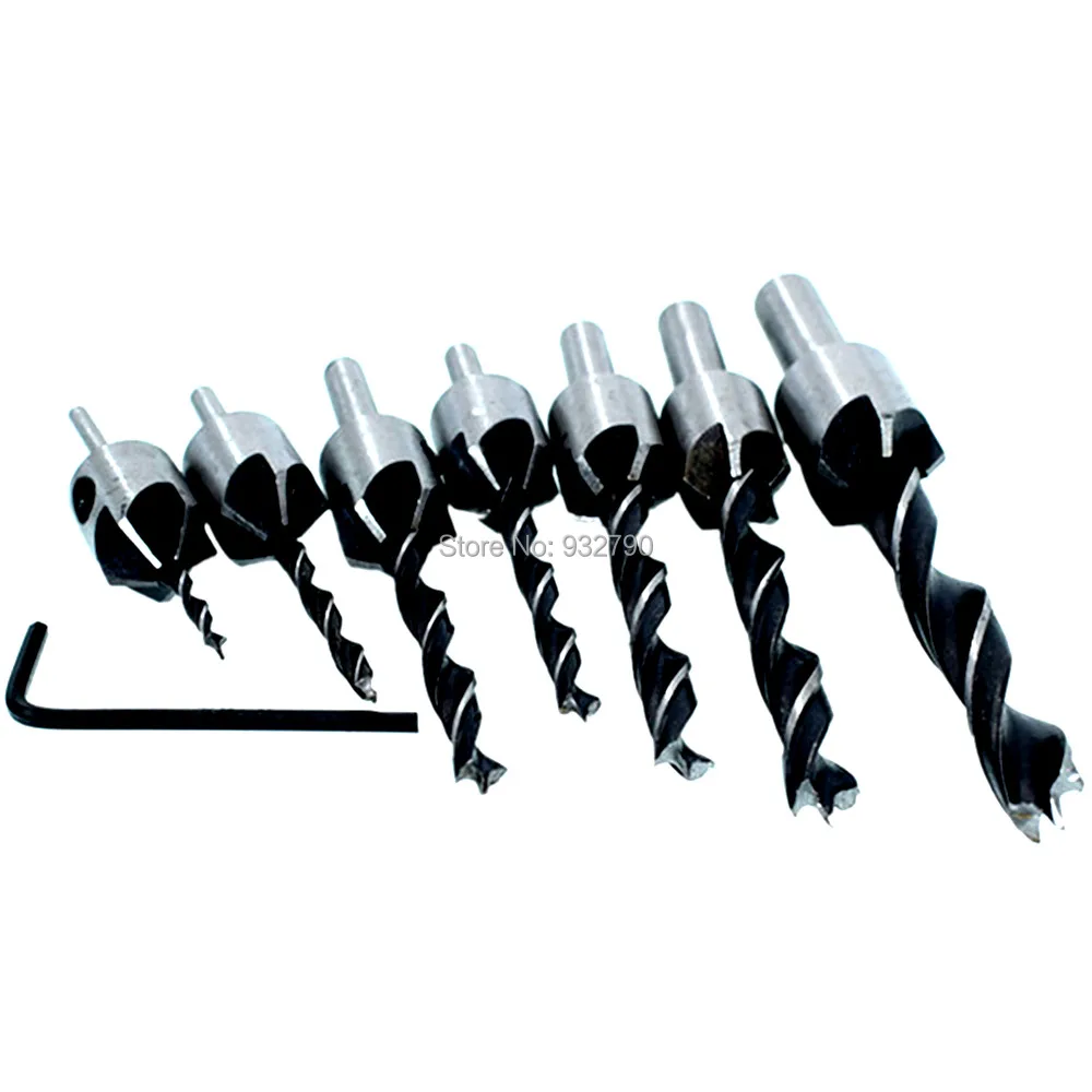 Buy 7pcs Countersink Bit Drilling Timber Wood Screw