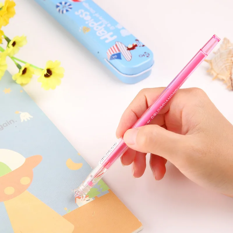 

office pens for school cute things korean glitter pen stitch colored gel pens kawaii school supplies
