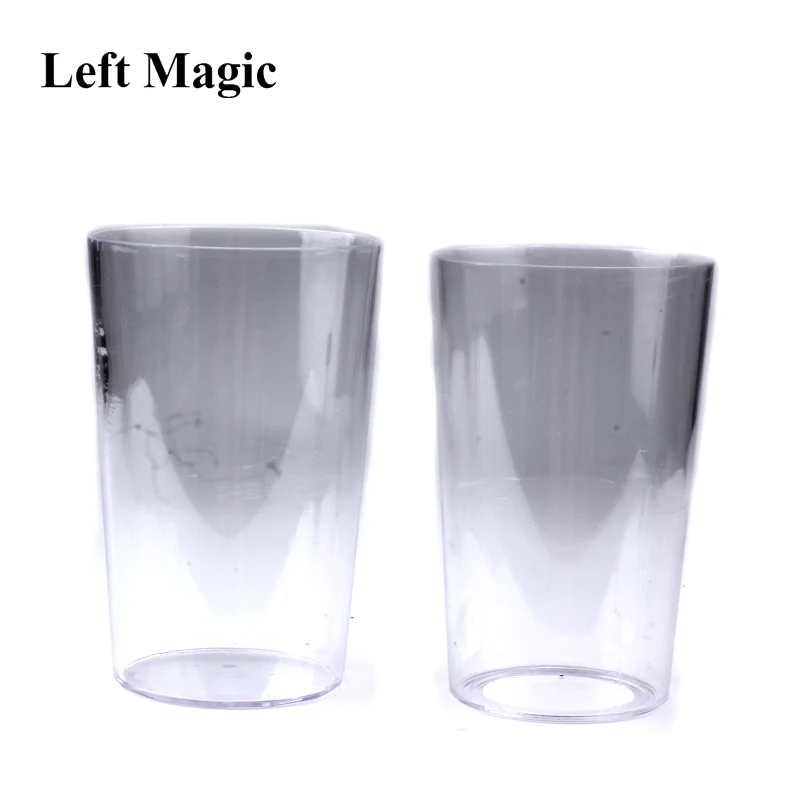 COMEDY GLASS IN PAPER CONE Stage Magic Trick Clown Kid Show Plastic Cup Water 