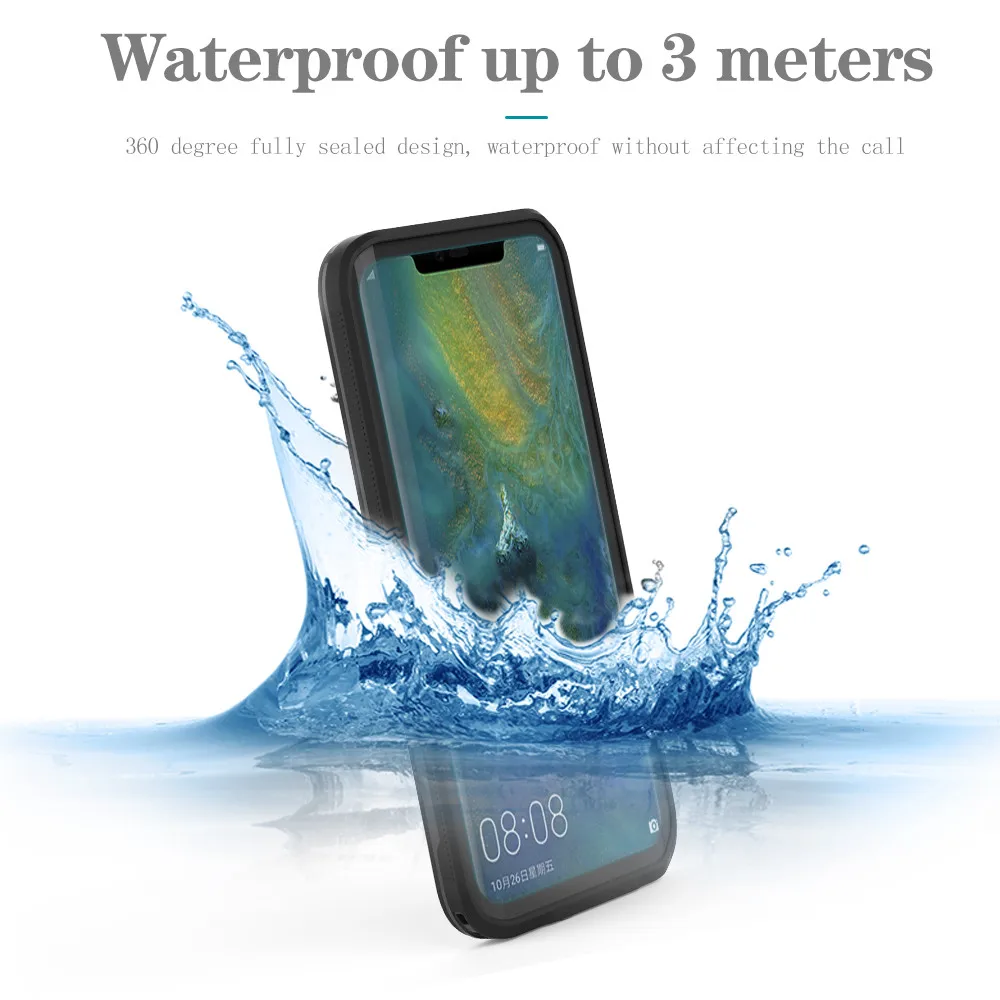 Full Waterproof sealed safety Case for Huawei P30 P30 Pro Mate 20