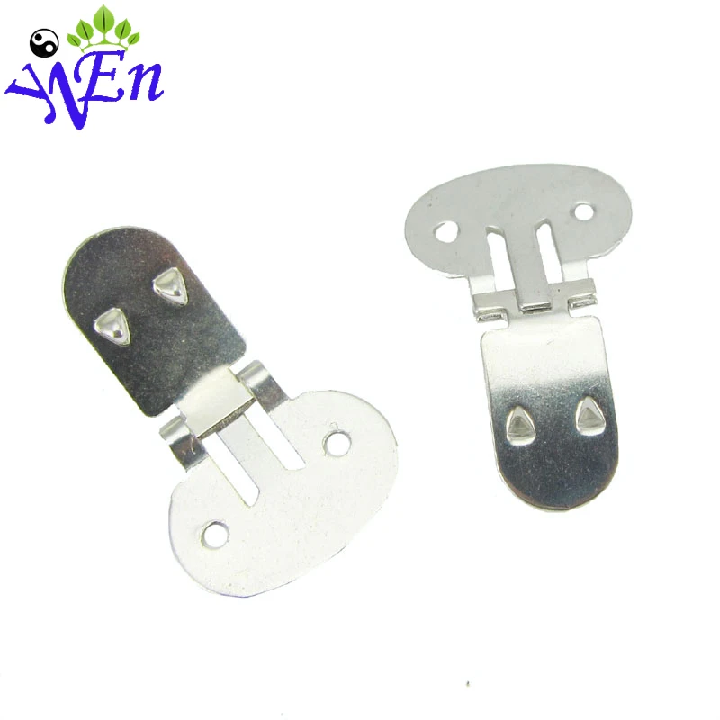 

20Pcs Blank Stainless Steel Blank Shoes Clips For DIY Craft Metal Buckles 32mm*20mm