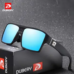 DUBERY поляризованных солнцезащитных очков Для мужчин ретро мужские очки красочные солнцезащитные очки для мужчин модные брендовые