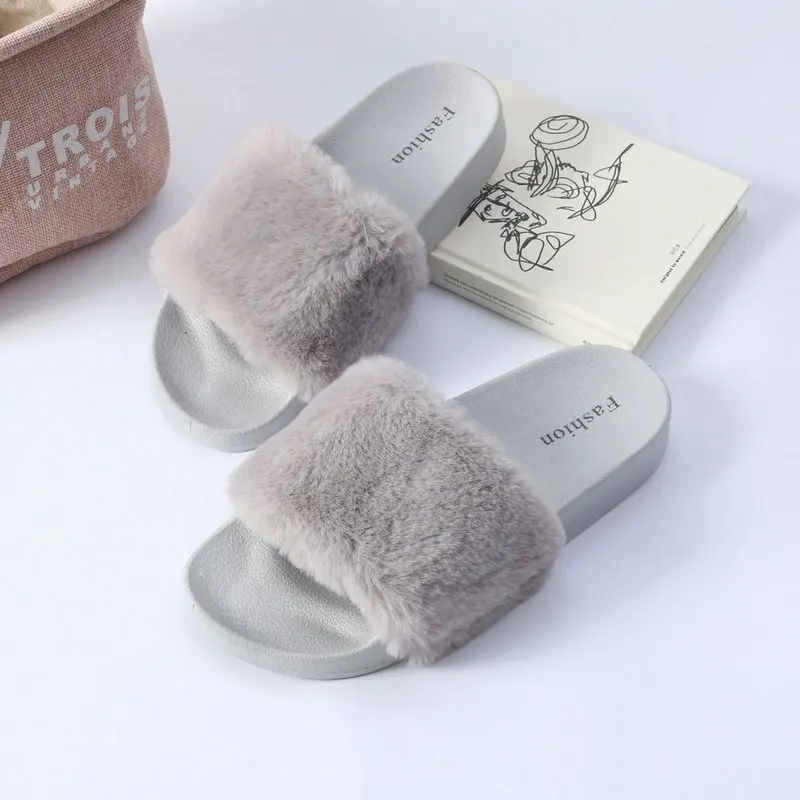 

Y246 Women's Slippers fashion style winter outside pu Women's Slippers