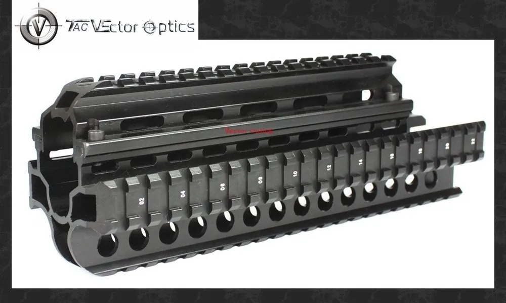 Векторная оптика тактическая SAIGA 7 62x39 Handguard Quad Picatinny Rail система крепления