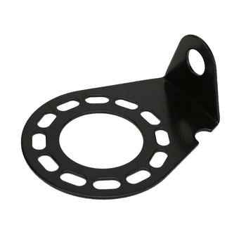 

Metal Large Round 7pin 13pin Trailer Connector Socket Holder Mounting Black Angled bracket For trailer Hitch Car Accessories