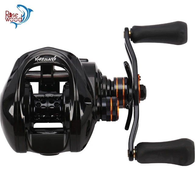 RoseWood Baitcast Reel 6.61 Gear Ratio 6+1 Sealed Bearings Baitcasting
