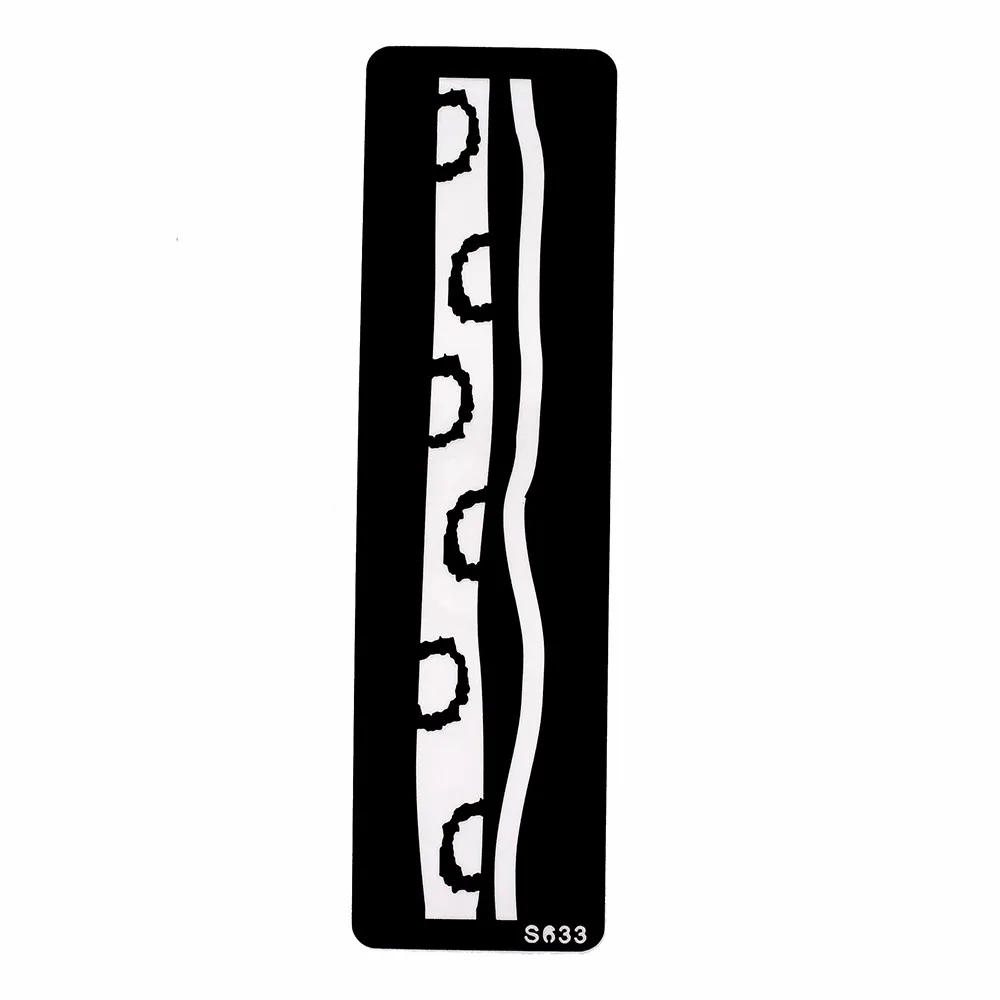 6 Pieces Small Bracelet Design Henna Tattoo Stencil Colored Drawing Rope Pattern Women Men Body Paint Art Tattoo Stencil S600#06 (1 (4)