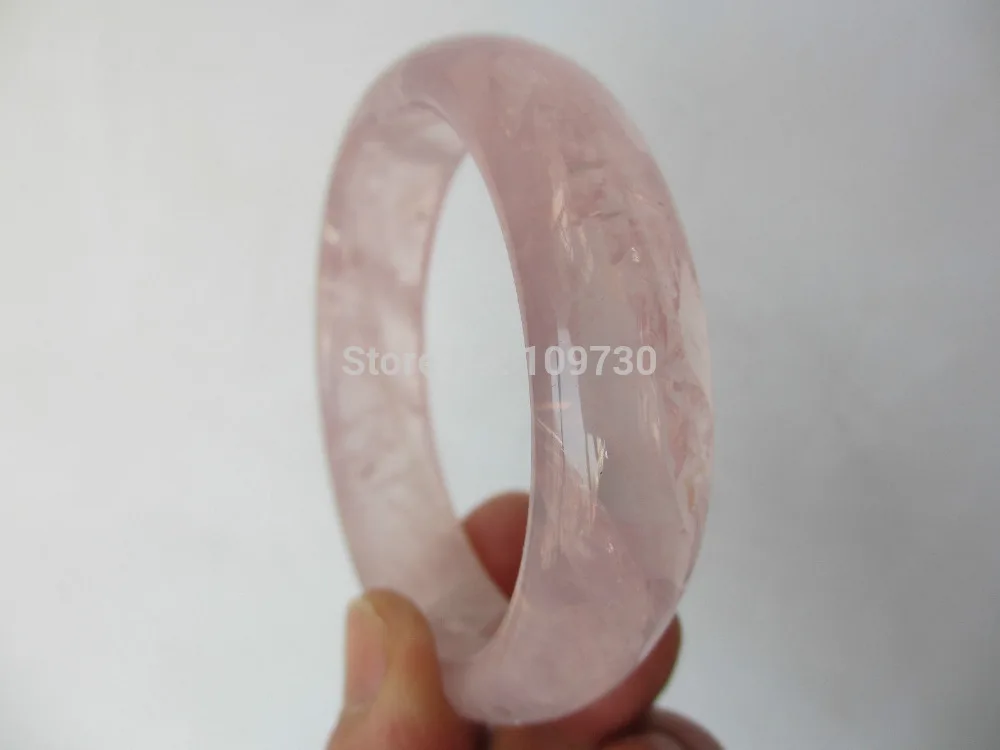 

00914 AAA+++ NATURAL PRETTY ROSE QUARTZ CRYSTAL BRACELET HEALING