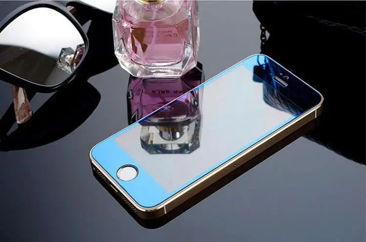 Пленка из закаленного стекла 1 шт. Передняя цветная пленка для iPhone 7 5 5C 5S SE 6 6s 8 Plus