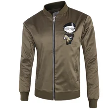 2017 primavera outono mens jaqueta bomber vôo vinho vermelho sólido rib sleeve zipper curto casacos de beisebol da força aérea dos homens clothing