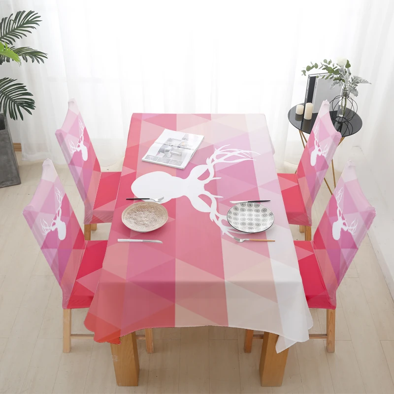 

Northern Euope Style Waterproof Oilproof Dust-proof Oxford Cloth Tablecloth Home Decorative All-Purpose Covers Chair Cover