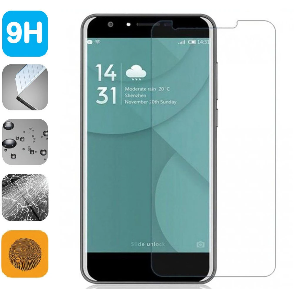 

9H Tempered Glass LCD Screen Protector Shield Film for Doogee Y6 , Y6 Max Accessories